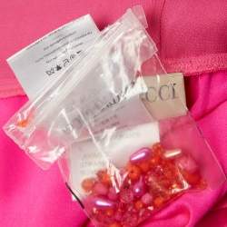 Emilio Pucci Bright Pink Silk Embellished Sleeveless Maxi Dress S