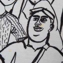 Pre Owned Emilio Pucci White Turisti Fiorentini Print Cotton T-Shirt S