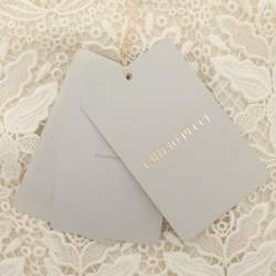 Emilio Pucci Cream Lace One Shoulder Dress M