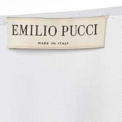 Emilio Pucci Multicolor Printed Silk Kaftan One Size 