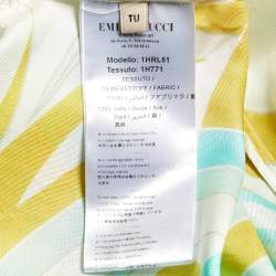 Emilio Pucci Multicolor Printed Silk Kaftan One Size 