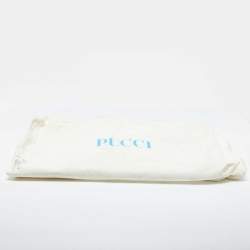 Pre Owned Emilio Pucci Purple Printed Silk Mini Dress M