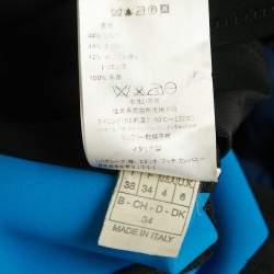 Pre Owned Emilio Pucci Black Embellished Mini Bodycon Skirt S