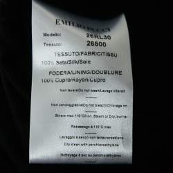 Pre Owned Emilio Pucci Multicolor Printed Jersey V-Neck Sleeveless Maxi Dress S