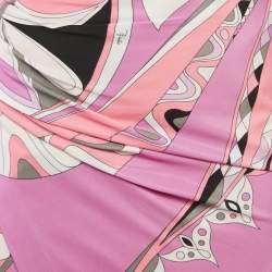 Emilio Pucci Multicolor Printed Knee-Length Skirt S