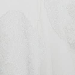 Emilio Pucci White Embroidered Tulle Sheer Pullover M