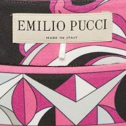 Pre Owned Emilio Pucci Multicolor Printed Jersey Mini Dress M