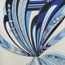 Emilio Pucci Multicolor Printed Silk Knit Maxi Skirt M