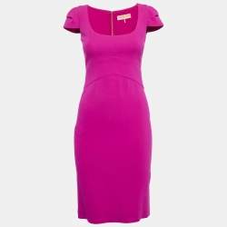 Emilio Pucci Pink Wool Sheath Dress S