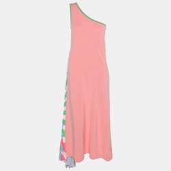 Emilio Pucci Peach Stretch Knit Midi Dress S