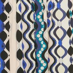 Pre Owned Emilio Pucci Multicolor Print Silk Maxi Skirt L