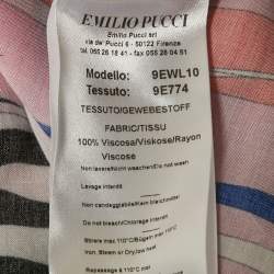 Pre Owned Emilio Pucci Multicolor Printed Viscose Jumpsuit M