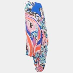 Pre Owned Emilio Pucci Multicolor Printed Viscose Jumpsuit M