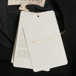 Pre Owned Emilio Pucci Black Jersey Ruffle Detail Bodycon Mini Dress S