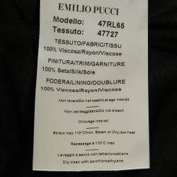 Pre Owned Emilio Pucci Multicolor Printed Jersey Short Dress M