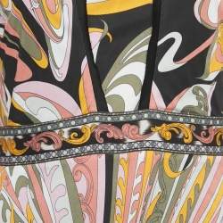 Pre Owned Emilio Pucci Multicolor Printed Jersey Short Dress M