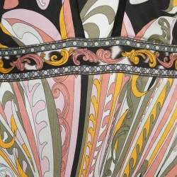 Pre Owned Emilio Pucci Multicolor Printed Jersey Short Dress M