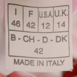 Pre Owned Emilio Pucci Multi Printed Stretch Knit Long Sleeve Top L