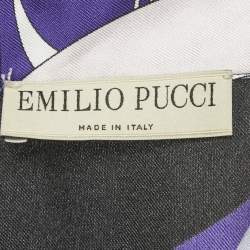 مملوكة مسبقًا Emilio Pucci Multicolor Printed Silk Full Sleeve Shirt L