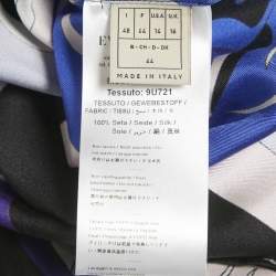 مملوكة مسبقًا Emilio Pucci Multicolor Printed Silk Full Sleeve Shirt L