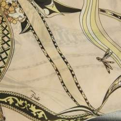 Pre Owned Emilio Pucci Pink Floral Print Silk Sleeveless Tunic Top S