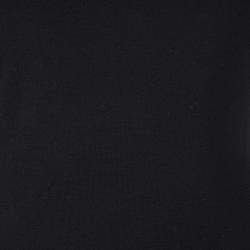 Emilio Pucci Black Wool Blend Cutout Back Detail Long Sleeve Dress M