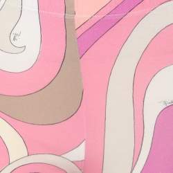 Pre Owned Pucci Multicolor Stretch Knit Leggings M