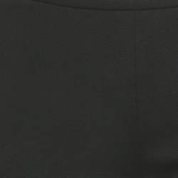 Pre Owned Emilio Pucci Black Lace Trim Jersey Skinny Trousers M