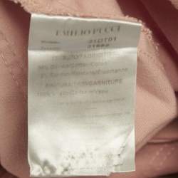 Pre Owned Emilio Pucci Pink Cotton Low Waist Jeans M Waist 28"