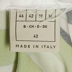 Pre Owned فستان قصير إميليو بوتشي كراب مرن مطبوع متعدد الألوان مقاس كبير - لارج