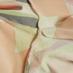 Pre Owned فستان قصير إميليو بوتشي كراب مرن مطبوع متعدد الألوان مقاس كبير - لارج