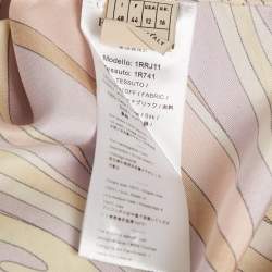 مملوكة مسبقًا Emilio Pucci Multicolor Printed Silk Long Sleeve Shirt L