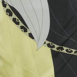 مملوكة مسبقًا Emilio Pucci Multicolor Printed Stretch Silk Top S