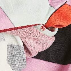 Pre Owned توب إيميليو بوتشي طباعة متعددة الألوان جيرسي رقبة عالية مقاس صغير (سمول)