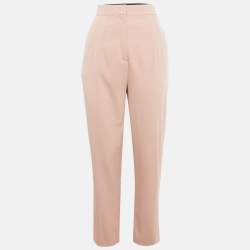 مملوكة مسبقًا Emilio Pucci Pink Wool Pleated Trousers M