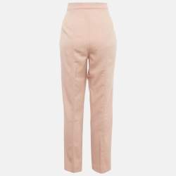 مملوكة مسبقًا Emilio Pucci Pink Wool Pleated Trousers M