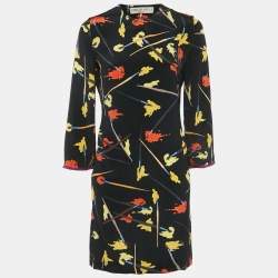 مملوكة مسبقًا Emilio Pucci Multicolour Brush Print Silk Mini Dress S