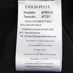 مملوكة مسبقًا تنورة ميدي إيميليو بوتشي حرير مطبوع متعدد الألوان مقاس متوسط - ميديون