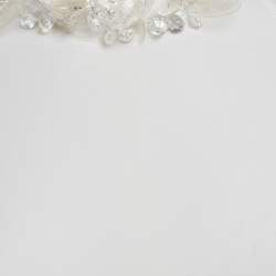 Pre Owned Emilio Pucci Printed Jersey Embellished Neck Top S