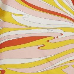 مملوكة مسبقًا Emilio Pucci Multicolour Summerswirl print Poncho One Size 