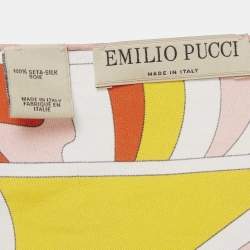 مملوكة مسبقًا Emilio Pucci Multicolour Summerswirl print Poncho One Size 