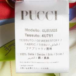 Pre Owned Emilio Pucci Multicolour Iride Print Silk Twill Camisole Top S