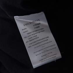 Emilio Pucci Navy Blue Embellished Trim Long Sleeve Cardigan M 