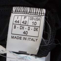 Pre Owned توب ايميليو بوتشي كتف واحد حرير جيرسية أسود M