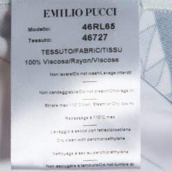 Emilio Pucci Multicolor Printed Jersey Shift Dress XL