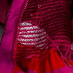 Pre Owned توب إيميليو بوتشي قطن مطبوع متعدد الألوان رقم حرف في مقاس صغير - سمول