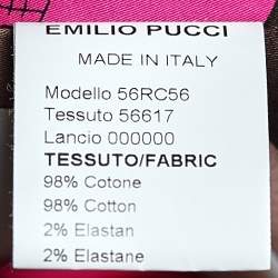 Emilio Pucci Purple Corduroy Button Front Jacket M