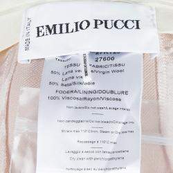 Emilio Pucci Pink Contrast Side Panel Detail Trousers S