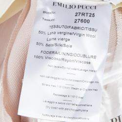 Emilio Pucci Pink Contrast Side Panel Detail Trousers S