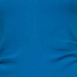 Pre Owned فستان قصير إميليو بوتشي كريب صوف أزرق بلا أكمام  مقاس صغير - سمول